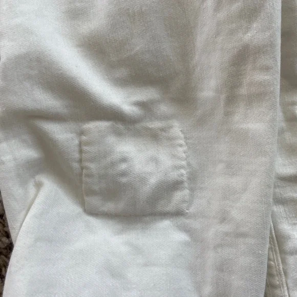 Vintage US NAVY Military Sailor White Long Sleeve Uniform Shirt Stencil Print - Picture 11 of 14